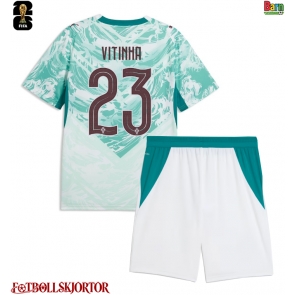 Portugal Vitinha #23 Borta Kläder Barn VM 2026 Kortärmad (+ Korta byxor)